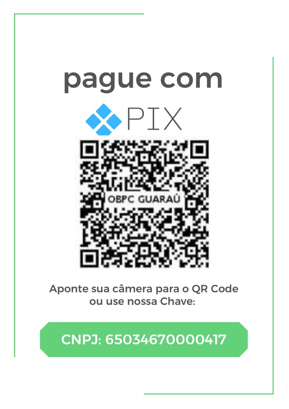 QR Code PIX para doações